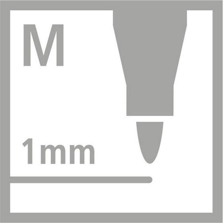 Produktbild STABILO OHPen universal Folienstift wasserlöslich (Schwarz, 10 x)