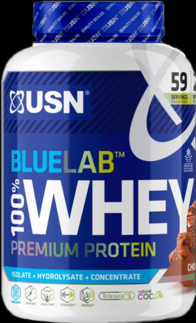 Actual product image USN Blue Lab 100% Whey Protein (Chocolate, 1 pcs., 2000 g)