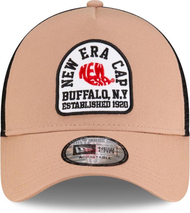 Image du produit New Era 9Forty A-Frame Trucker Cap - State Patch Beige (Taille unique)