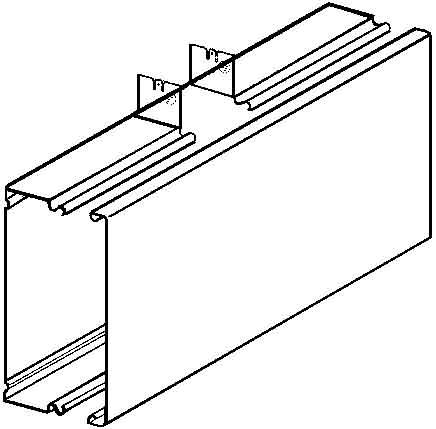 Immagine prodotto Niedax NIE LUT 100.100.100 E3 Pezzo a T con copertura 100x100mm larghezza di uscita 100mm E (35 cm)