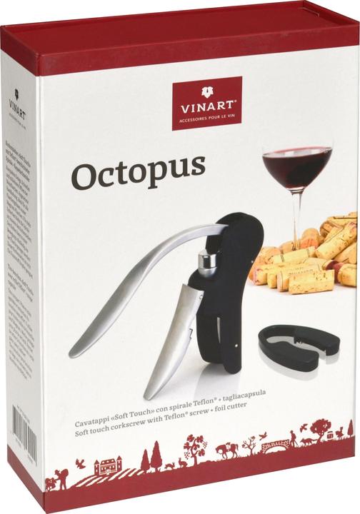 Produktbild Schwarz Kitchen Octopus (Hebelkorkenzieher)