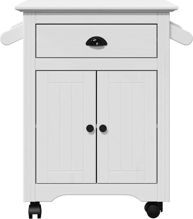 Immagine prodotto VidaXL Carrello da cucina BODO Bianco 72x45x80 cm Carrello laterale Carrello portaoggetti