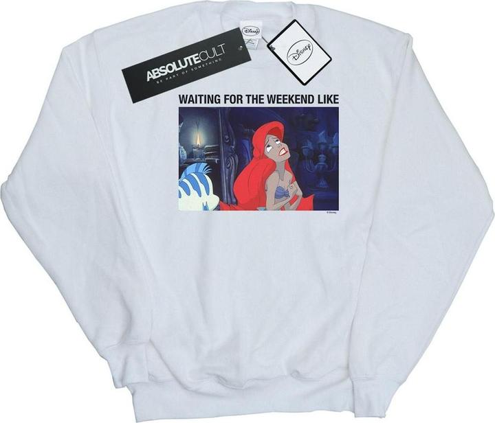 Actual product image Disney Boys The Little Mermaid Waiting For The Weekend Sweatshirt (140, 146)
