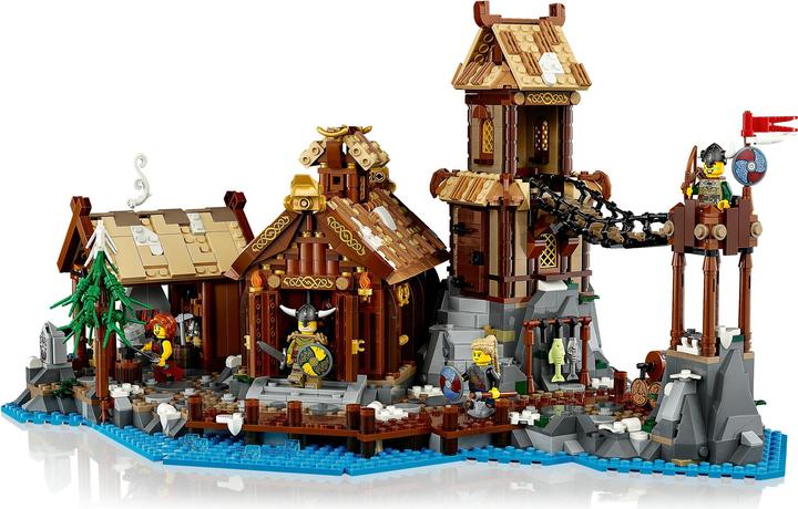 Actual product image LEGO Ideas Viking Village (21343, LEGO Ideas, LEGO Rare Sets)