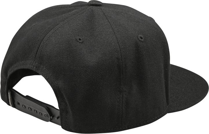 Immagine prodotto Troy Lee Designs Flat Bill Snapback Cap, Signature, black/black, one size (Taglia unica)