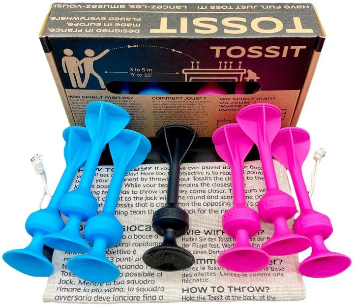Actual product image Tossit Suction cup darts (Multilingual, German, French)