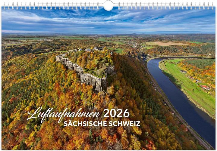 Image du produit Kalender Schsische Schweiz Luftaufnahmen 2026 (45 x 30 cm, Allemand)