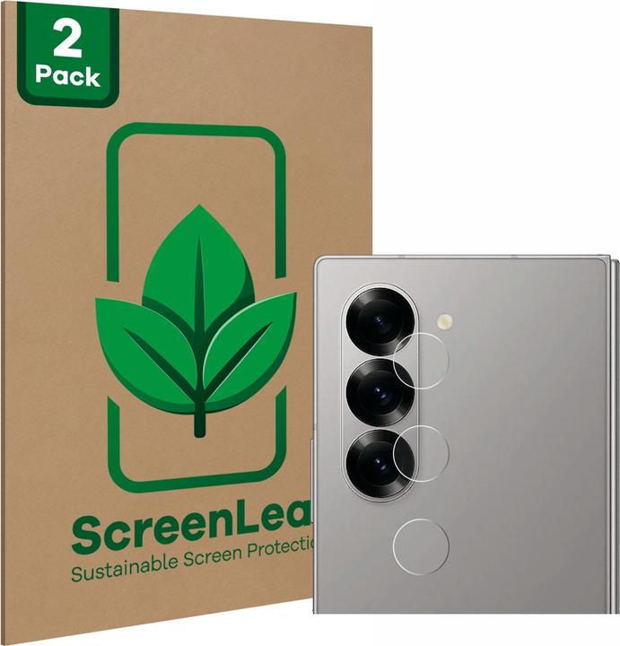 Actual product image ScreenLeaf Protective film sustainable screen protector screen protector film clear transparent (2 Piece, Samsung Galaxy Z)