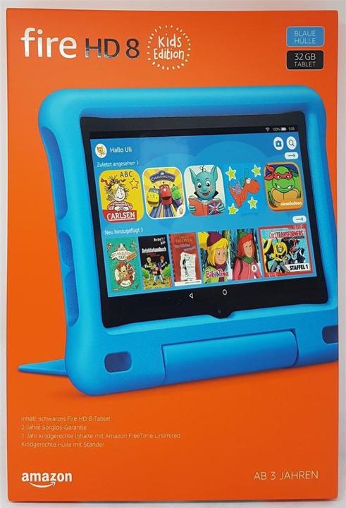 Actual product image Amazon Fire HD 8 Kids (2020) incl. cover (8", 32 GB, Blue)