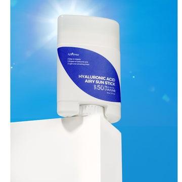 Image du produit Isntree Hyaluronic Acid Airy Sun Stick (Stick solaire, SPF 50, 22 ml, 22 g)
