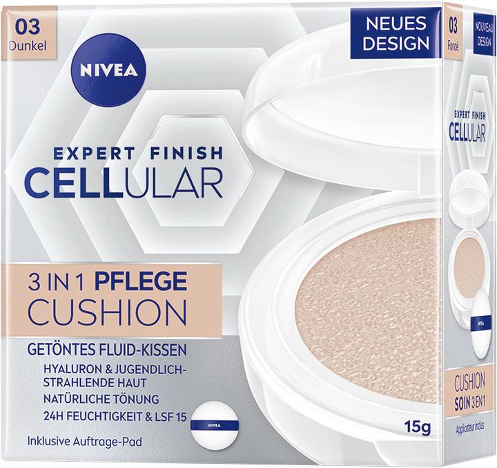 Produktbild NIVEA Cellular Expert Finish 3in1 Pflege Cushion (03 Dark)