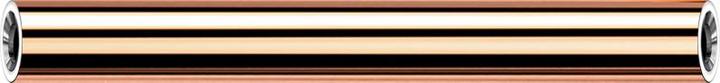 Produktbild Star Piercing Threadless Barbell-Stab rosegold (ohne Messing, Titan G23)
