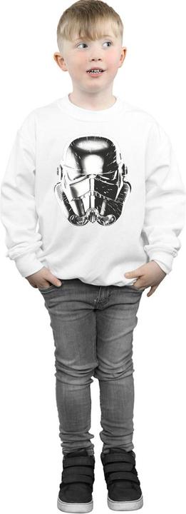 Immagine prodotto Star Wars Stormtrooper Warp Speed Helmet Felpa Ragazzi (152, 158)