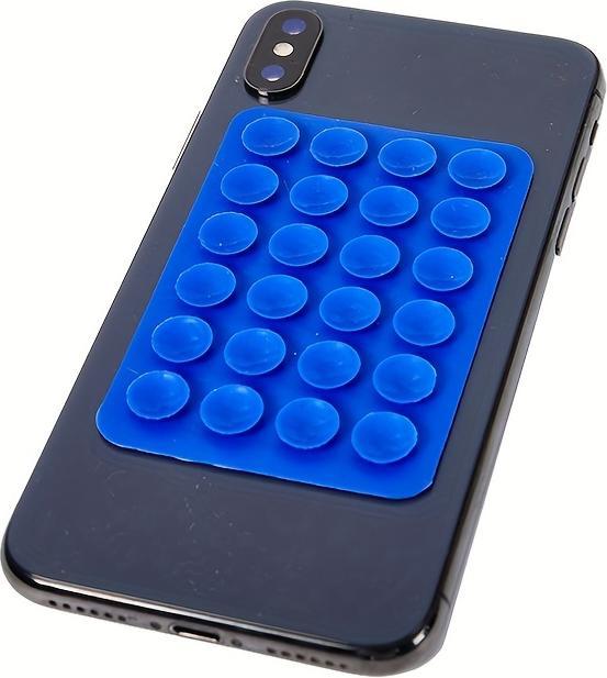PhoneLook Universal Smartphone Halterung Selbstklebender Silikon Aufsatz mit Saugnäpfen zum Befestigen