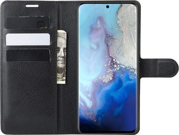 Actual product image MU Classic Litchi Leather Bookcover Series (Samsung Galaxy S20+)