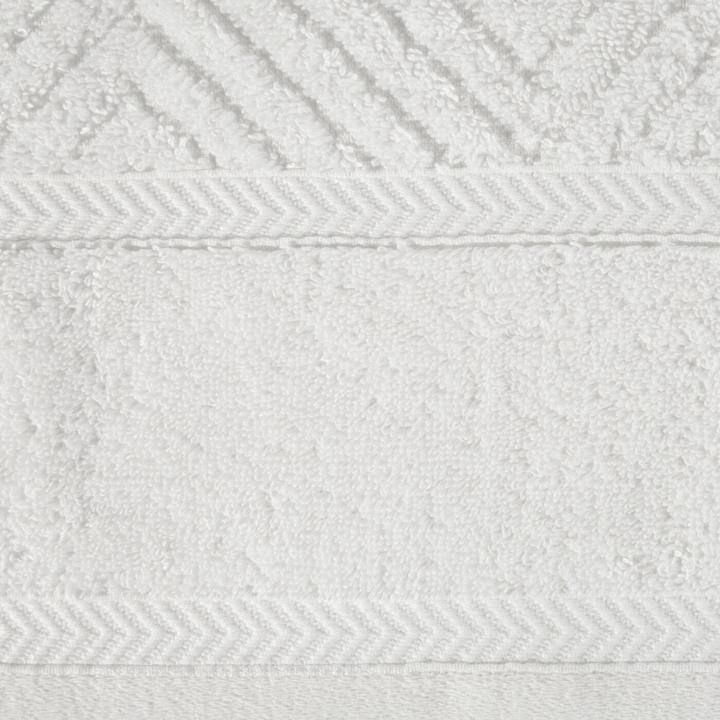 Image du produit Eurofirany REINA LINE Serviette en coton avec motif en zigzag et bord lisse, 500 g/m2, 50 x 90 cm (50 x 90 cm)