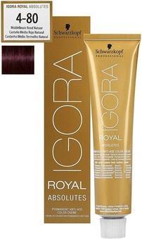 Produktbild Schwarzkopf Professional Igora Royal 4-80 (True Absolutes Mittelbraun)