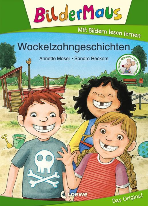 Actual product image Bildermaus - Wackelzahngeschichten (German, Annette Moser, Sandra Reckers, Loewe first readers, 2020)