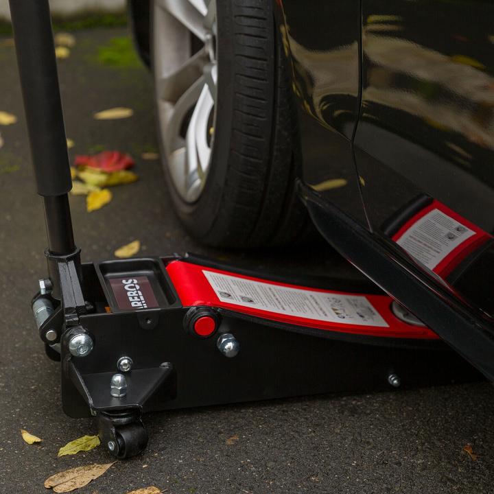 Actual product image Arebos Hydraulic jack 3 T (incl. 3 rubber pads)