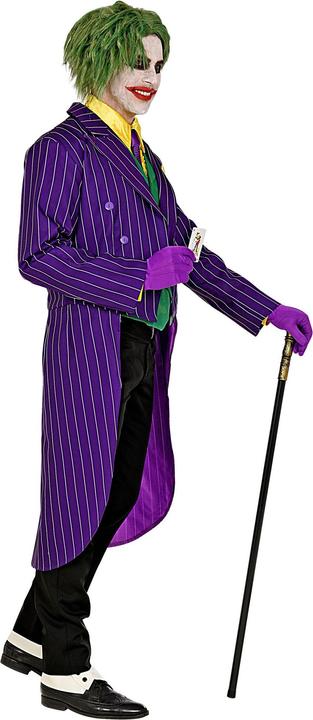 Actual product image Widmann Evil Joker clown tailcoat with sewn-in waistcoat and shirt (L)