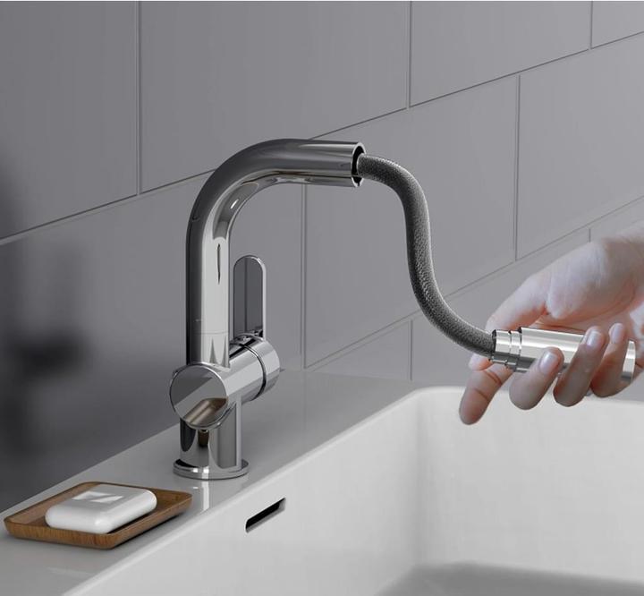 Immagine prodotto Schütte Miscelatore per lavabo London cromo con bocca estraibile