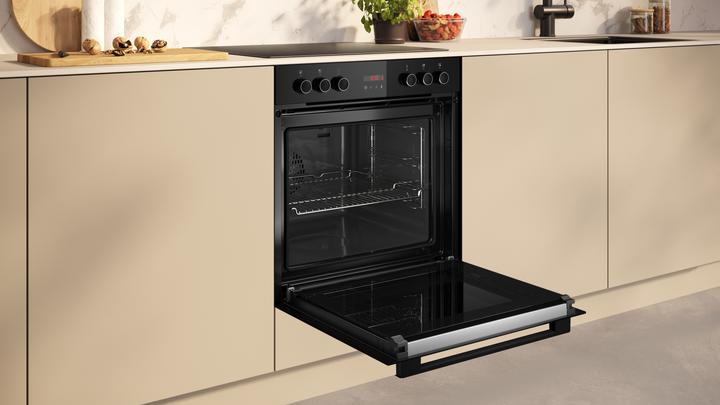 Produktbild Neff N 30, Einbau-Herd, 60 x 60 cm, Schwarz, E2CCG6AK3