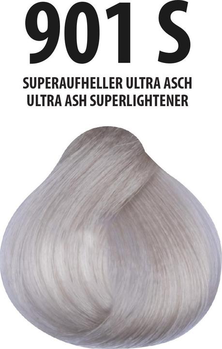 Actual product image FemMas 901S) Hair Color Super Brightener Ultra Ash 100ml