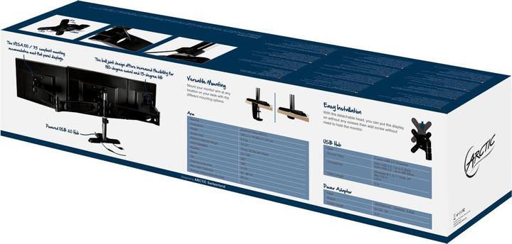 Produktbild Arctic Z3 Pro mit USB 3.0 Hub (Tisch, 29")