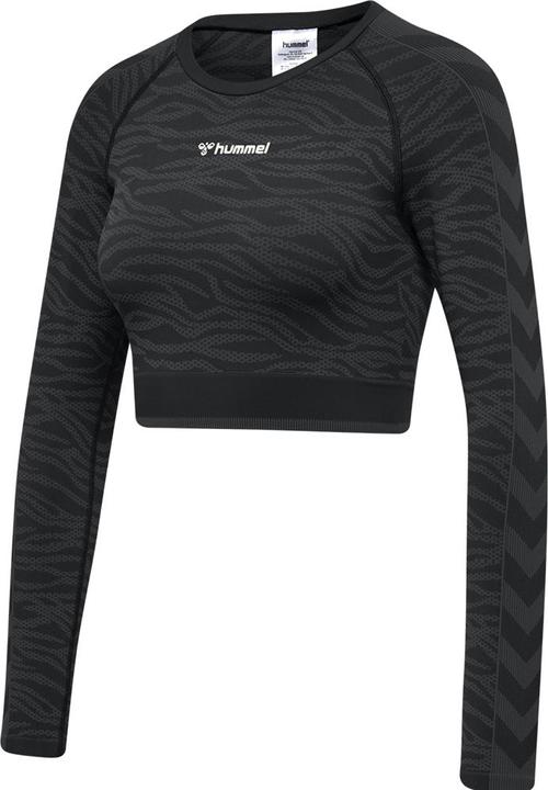 hummel Mt Saga Seamless Crop T-Shirt Ls