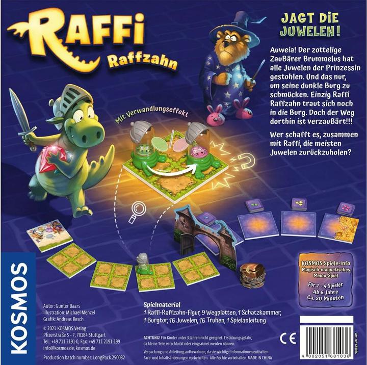 Image du produit Kosmos Raffi Raffzahn (Allemand)