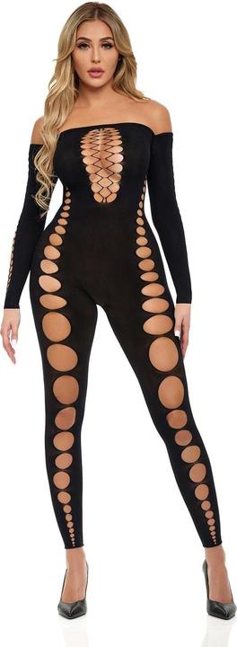 Produktbild Pink Lipstick Lingerie Boujee Gang Bodystocking One Size Black (One Size)