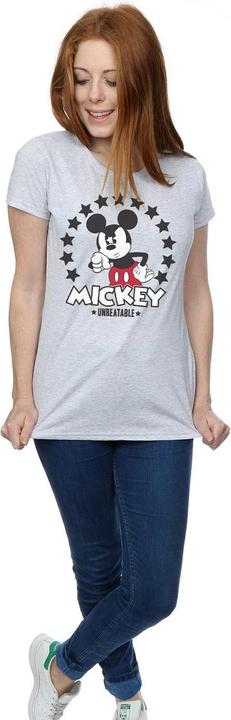 Actual product image Disney Womens/Ladies Mickey Mouse Unbeatable Cotton T-Shirt (M)