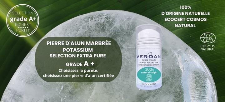 Actual product image Verdan Alum Stone Deodorant Stick Mineral (Stick)
