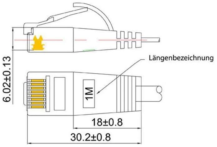 Actual product image Wirewin Network cable (UTP, CAT6, 10 m)