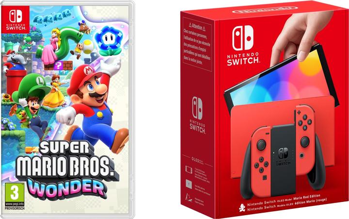 Nintendo Mario Switch + Super Mario Bros. Wonder