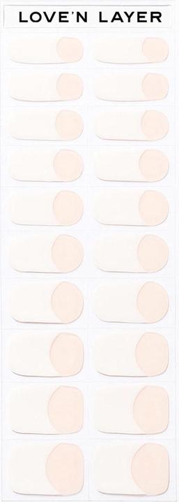 Love'n Layer - French Manicure Classic (Schwarz, Farblack)