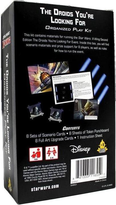 Produktbild Atomic Mass Games Star Wars: X-Wing 2. Edition Die Droiden, nach denen du suchst (Englisch)