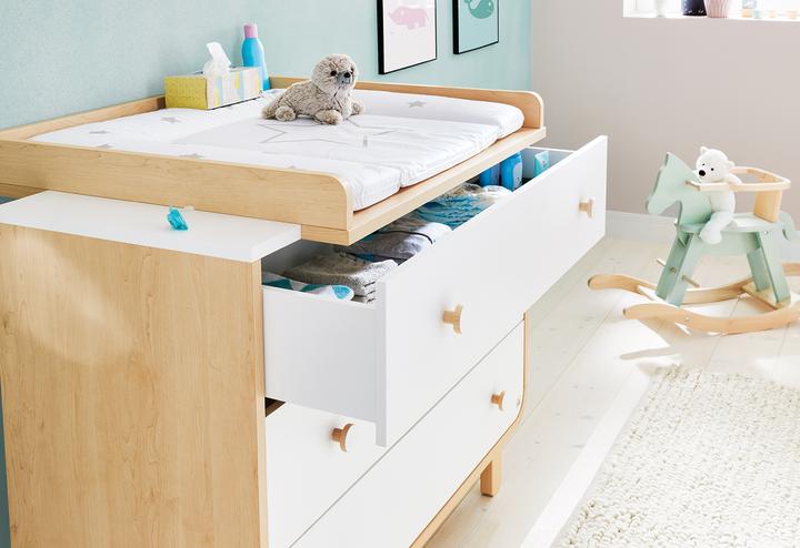Actual product image Pinolino Round (Baby cot, Changing unit)