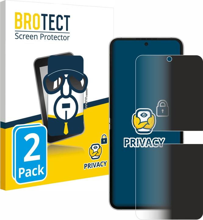 Produktbild BROTECT Sichtschutzfolie Anti-Spy Privacy Folie Blaulicht-Schutz (2 Stück, Samsung Galaxy Z Flip6)