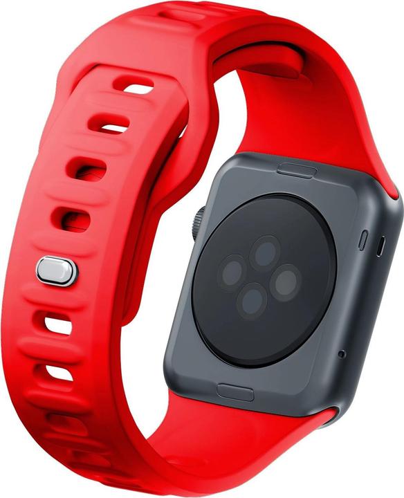 Produktbild 3MK Silicone Watch Strap czerwony/red dla Apple Watch 42/44/45/49mm (Silikon, Edelstahl)