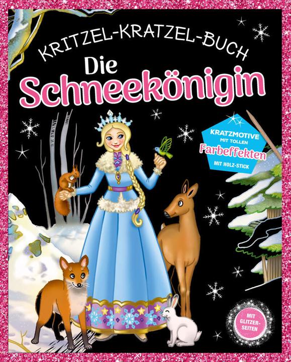 Actual product image Die Schneekönigin Kritzel-Kratzel-Buch für Kinder ab 5 Jahren (German, 2021)