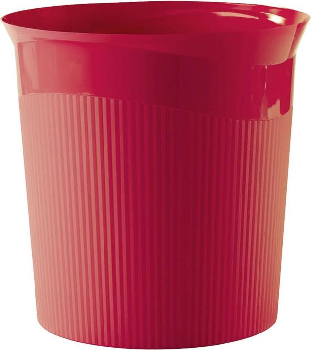 Actual product image Han Wastebasket Re-LOOP, 13 liters, red 13 liters, 100% recycled eco-plastic (13 l)