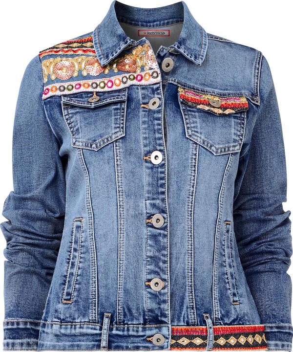 Image du produit Joe Browns LIMITED EDITION Sequin Stretch Denim Jacket (36)