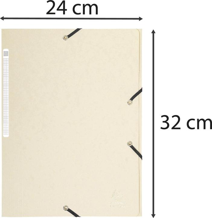 Actual product image Exacompta Rubber band folder A4 vanilla (A4, 1 x)