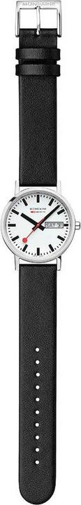 Produktbild Mondaine Classic - Vegan poliert Wochentag / Datum (Analoguhr, Swiss Made, 36 mm)