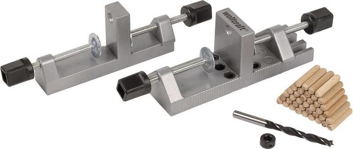 wolfcraft Universal-Holzdübler-Set (40 Stk.)