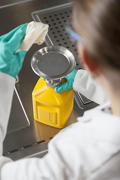 Image du produit Falcon Bidon humecteur, polyéthylène jaune, capacité 2 l.