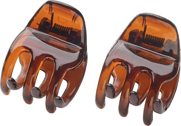 Trisa Haarklemme We Care 2.4 cm tortoise 2 Stück (2 Stk.)