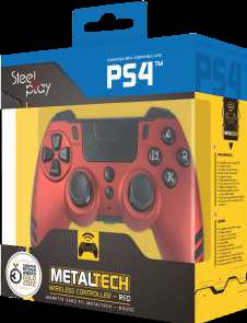 Produktbild Steelplay Slim Pack Wireless Controller Ruby Red Multi (PS4, PC)