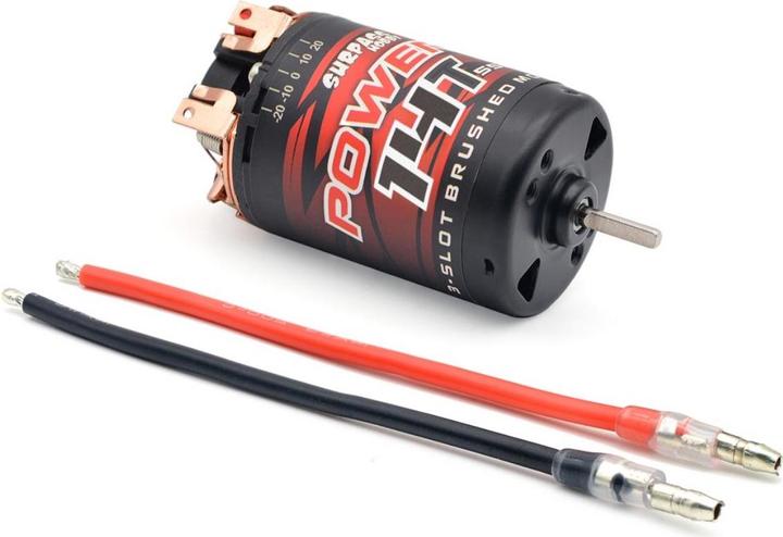 Actual product image Surpass Hobby 550 brushed motor 3-slot 14T